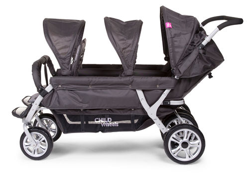 Childwheel 6-Sitzer Krippenwagen Geschwisterwagen six seater