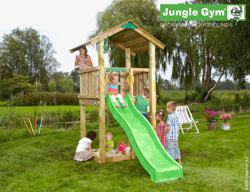 Jungle Gym Spielturm Casa + Rutsche Frei Haus