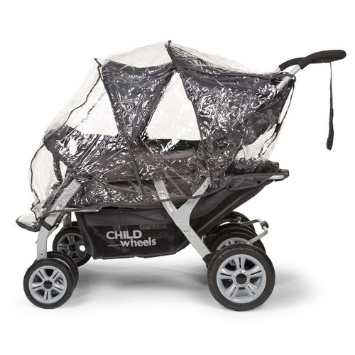 Childwheels REGENSCHUTZ für Quadruple Vierlingswagen