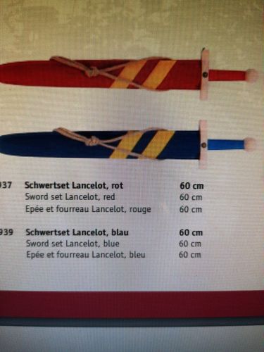 Stabiles Lancelot Schwert-Set  60cm Länge VAH
