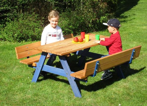 Bätz Kinder Picknick Sitzgruppe  Lehne Sitzhöhe 34 cm